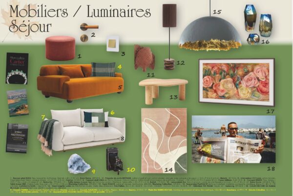 Appartement haussmannien aux teintes automnales