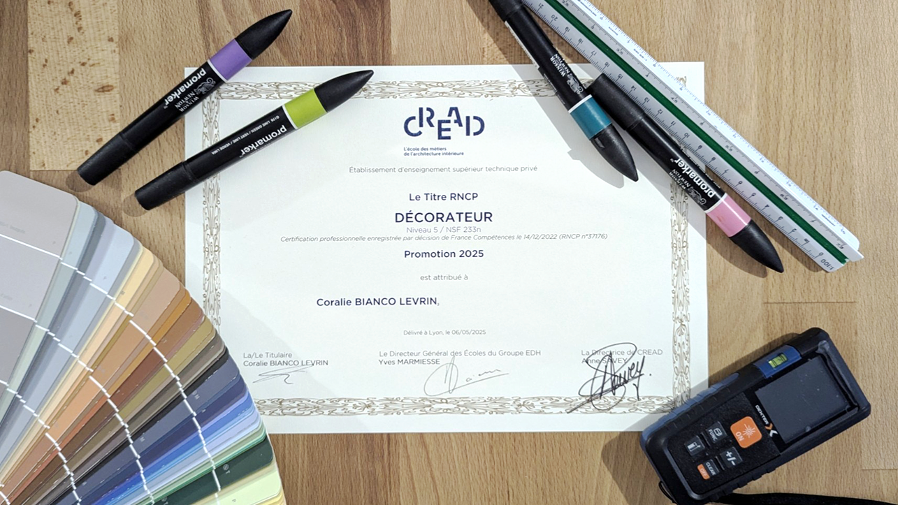 Décoratrice d'intérieur diplôme